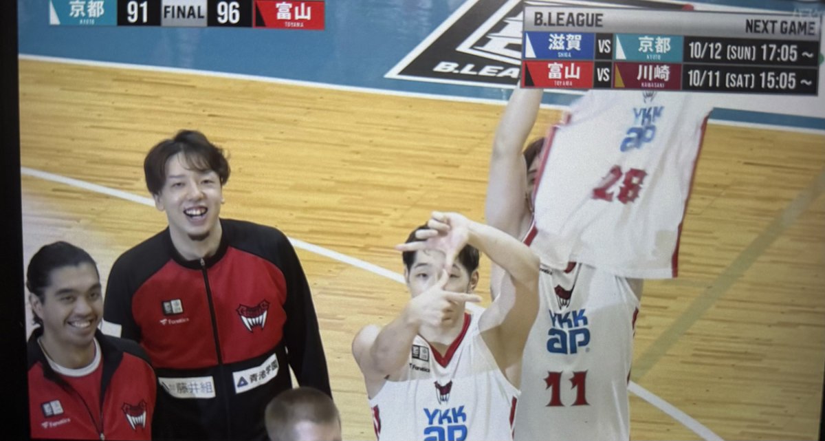 富山グラウジーズ‼️🐔🏀

今シーズン初勝利
そして久々のB1勝利
おめでとうございます🔥🔥

今日は岡田選手の大ハッスル沢山見れましたし
トレイケルの気持ちのいいブザービーター

モータムもスリー連発で
最高ですわ💪✨

ハンナリーズも澁田選手はめちゃくちゃいいっすね！！