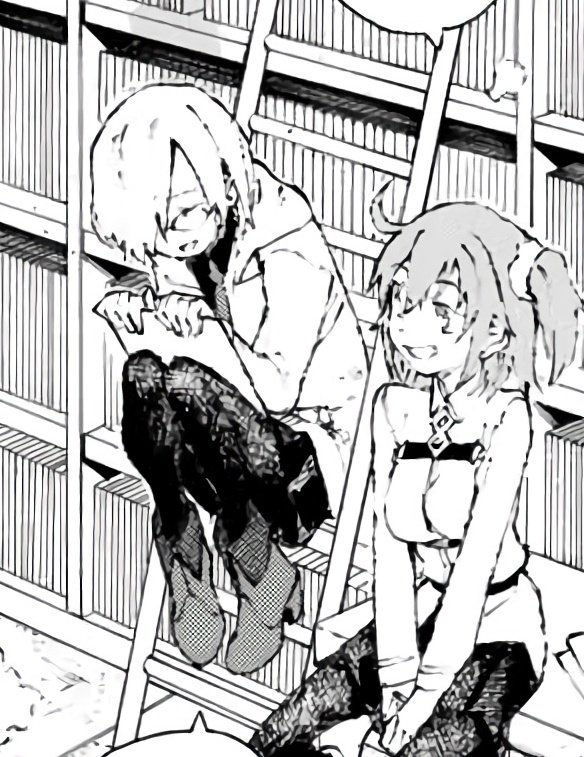 RougeMagus's tweet photo. Catches her Kohai and gives her tight hug!!!

“ Here I am! How are you Mash?” https://t.co/8aljgIFKxq