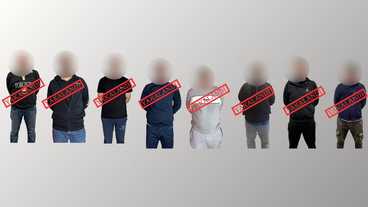 🟥 Kırmızı Bültenle Aradığımız 6 Suçluyu,
❌Ulusal Seviyede Aradığımız 2 Suçluyu, 

GÜRCİSTAN(4), ALMANYA, ARNAVUTLUK, HIRVATİSTAN ve İRAN’dan Ülkemize Getirdik.

Kırmızı bültenle uluslararası seviyede aranan O.A., S.Ö., Y.İ., A.A., H.D., T.T. ile ulusal seviyede aranan S.B. ve