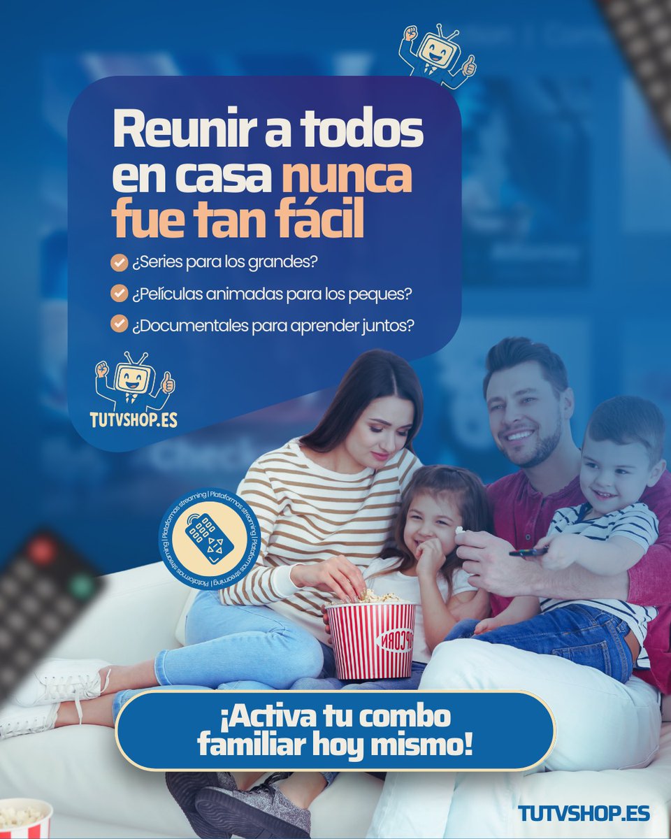 Series y películas para TODA LA FAMILIA!!!

TUTVSHOP.ES