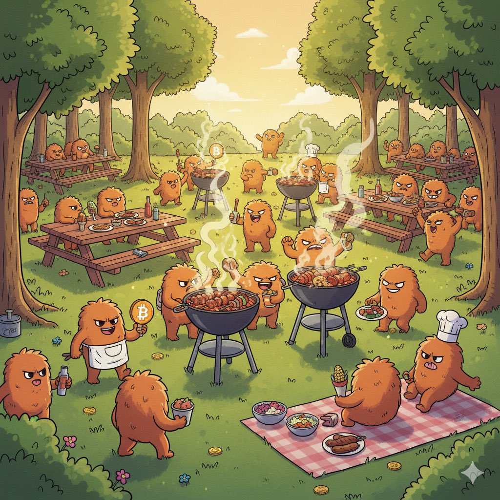 BittyArmy88's tweet photo. #Sunday Funday!
$BITTYARMY having some #BBQ fun

 eventually people will smell what the @BittyArmy88 is cookin!

#Solana #Memecoin

4ZzDbwSusRt9QAjuFJjY71njvseffnugnbiVXriJpump https://t.co/XY4jprfWit