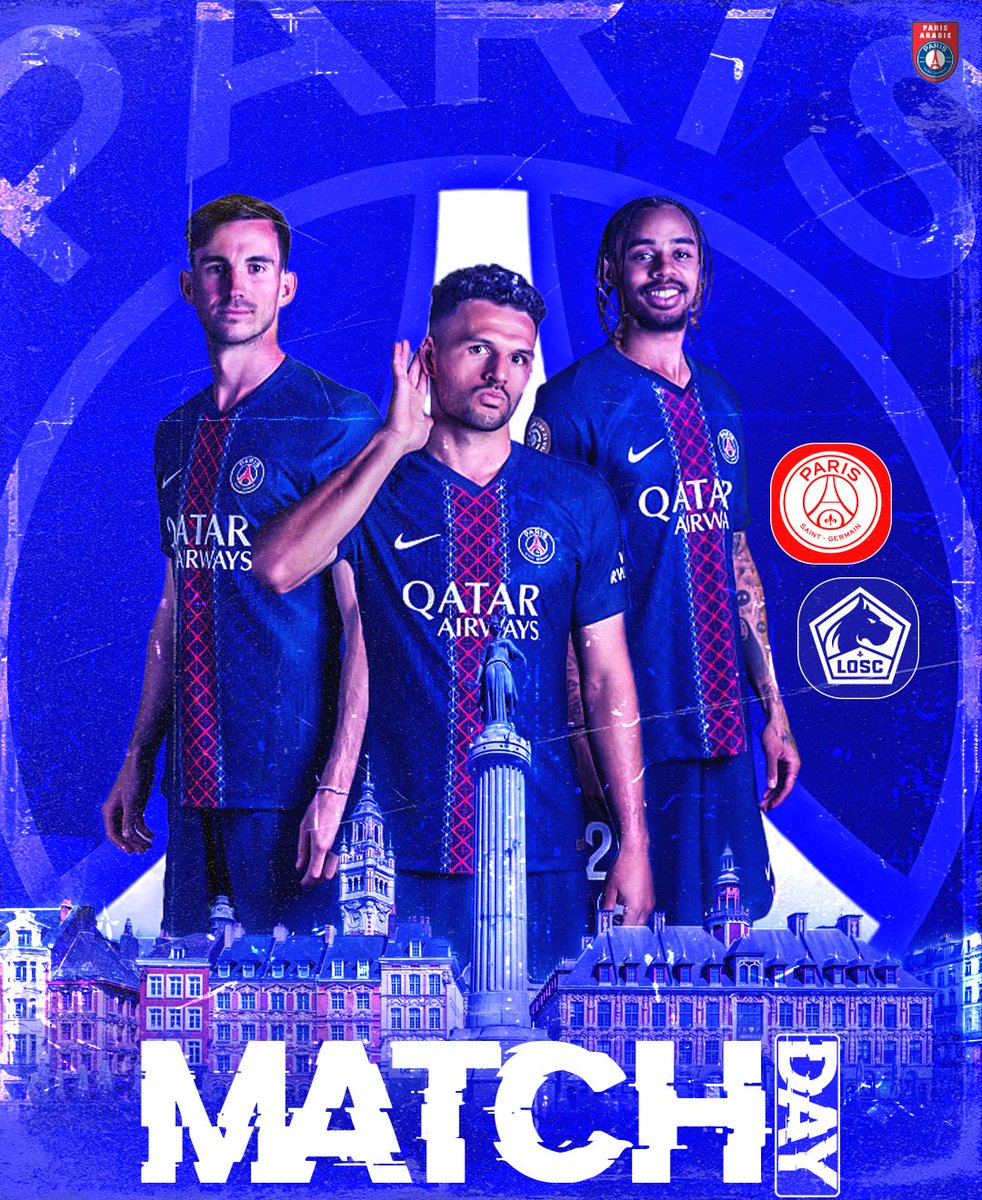 Paris_Arabic's tweet image. 🔴🔵 يوم المباراة 🔵🔴

🆚 ليل
🏆 الدوري الفرنسي الجولة 7
 📲 #LOSCPSG 
🏟️ ستاد بيير موروا
⏰ 9:45 بتوقيت مكة المكرمة 
⚖️ بينوا باستيان
📺 beIN SPORTS 1
🎙️ عامر الخوذيري @Amur_Khudhairai 

🔵 #AllezParis 🔴
👨‍🎨 @HooooossamSrf