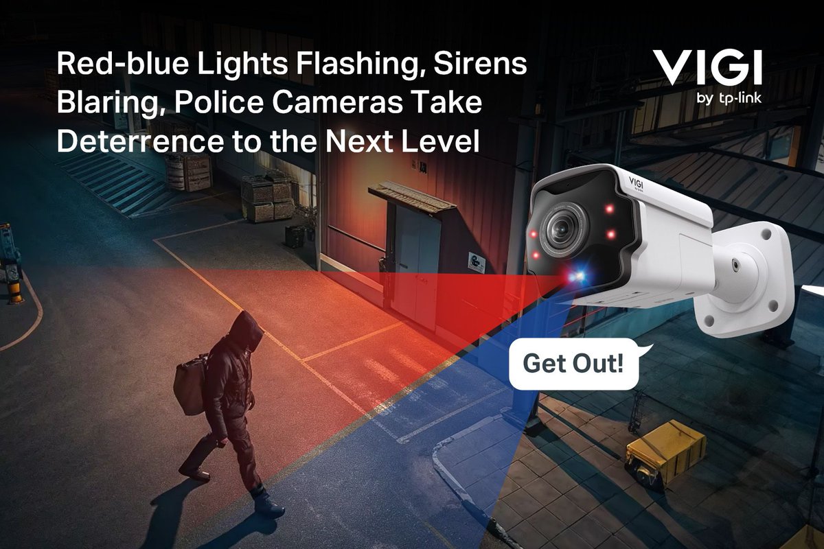 msdsolutionsksa's tweet image. Introducing VIGI’s first 180° single-lens panoramic camera with red-blue warning lights, designed to deliver an ultra-wide surveillance view.

Contact us via email at info@msd-solutions.net

#MSDSOLUTIONS #VIGI #Camera #TPLink #Surveillance #Efficiency