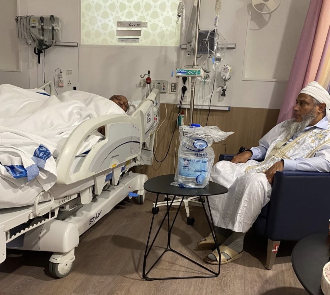 Bismillah 

Let us pray to Allah SWT for the well-being and full recovery of Dr. Issam Al-Bashiir, a well known Islamic scholar. 

اللهم رب الناس
اذهب الباس
اشف انت الشافي 
لا شفاء الا شفاءك 
شفاء لا يغادر سقما 
امين 🙏