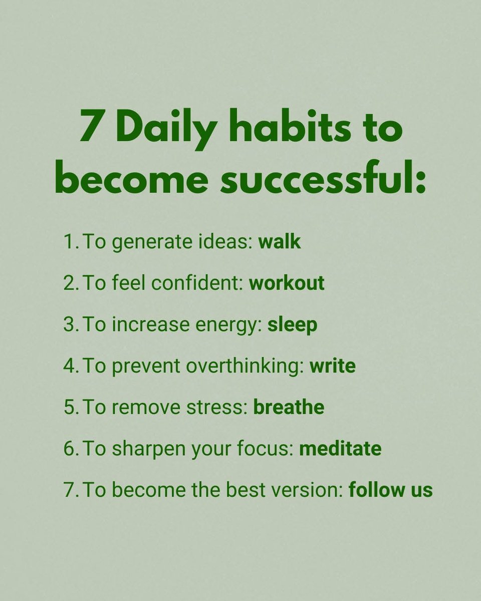 iamvikash_'s tweet image. Daily Habits