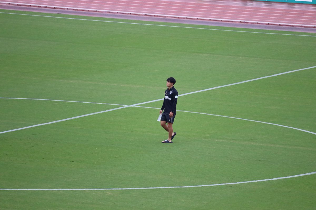 試合前のスミくん