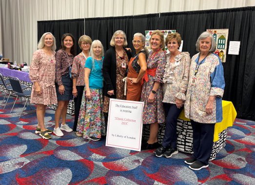 Today, our Education Ladies are wearing garments made from the "Classic Collection 2024" line from Liberty of London!