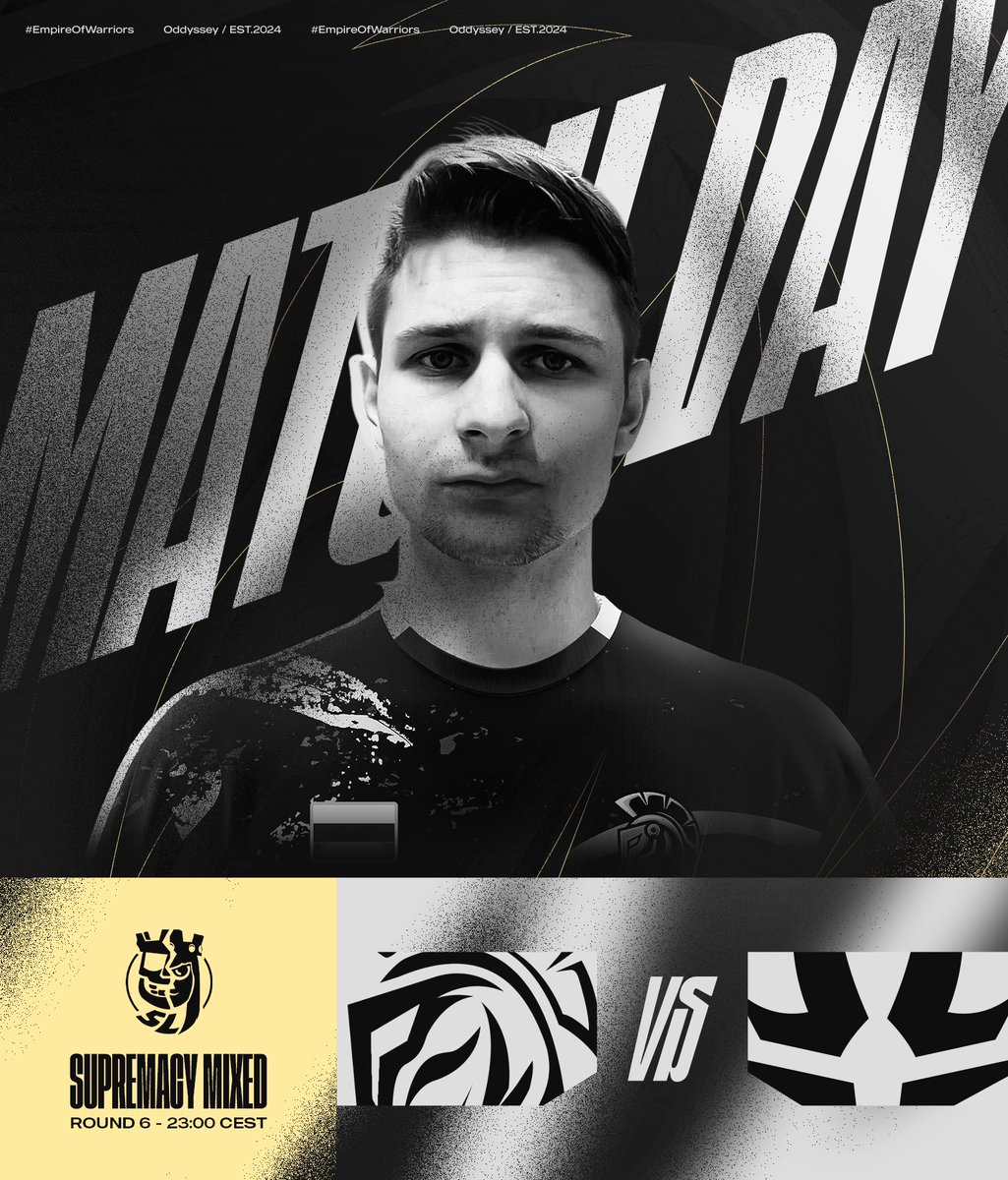 🏛️ MATCHDAY 🏛️

Today it counts, we will give everything!🔥 see you in the arena🏟️

🏆 <a href="/CR_Supremacy/">Supremacy League</a> 
🎯 Round 6
🆚 <a href="/_AS_Gaming/">AS Gaming</a>🇵🇪
⏰ 23:00🇩🇪
📺 twitch.tv/recameca
📺 youtube.com/@steveflacr?si…
🎙️ <a href="/Recameca/">Recameca 😈</a> 
🎙️ <a href="/Steveflacr/">Stevefla CR</a> 

🏛️#EmpireOfWarriors