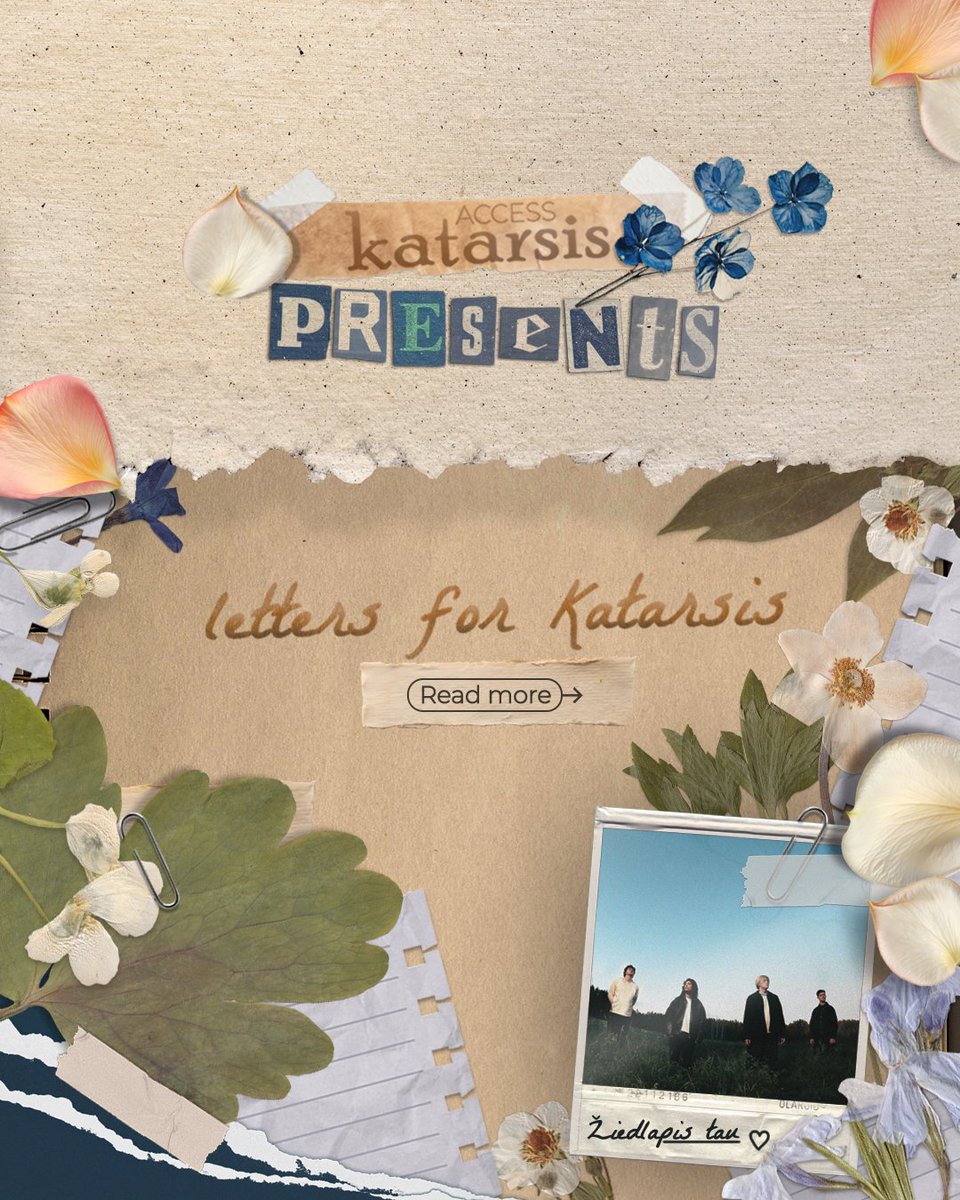KatarsisAccess's tweet photo. 💌 We’re happy to announce our new project... Letters for #Katarsis!

Fans from all around the world can send their love through short messages or fanart. All entries will be part of a special scrapbook gift for the band in January 2026.

🔗https://t.co/GLP8CJxOR8 https://t.co/YmxV81TlNl