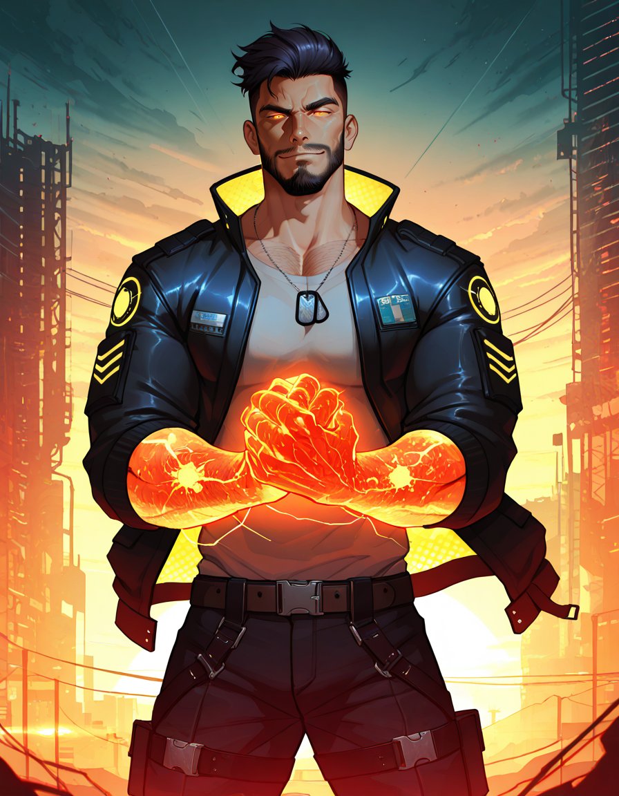 alnever357's tweet photo. It was just relaxing generation session of the comics men with Indigo EPS7. No stress, no compexity, just a dialog with the model #ai #aiart #digitalart #comicsart #man #noobai #Illustrious #man #scifi #postap https://t.co/fvMIhPSvG9