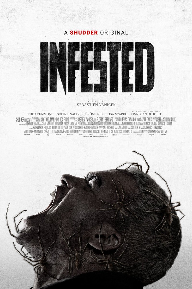 This was INCREDIBLE I can’t believe a movie about spiders was so emotionally driven with such gripping intensity from start to finish. #evildeadburn 🔥 is in GREAT hands. #infested #shudder