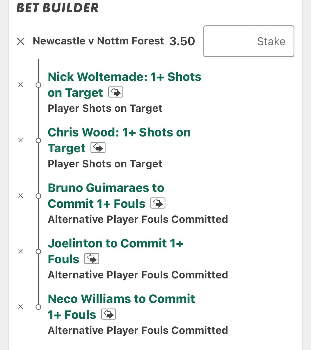 MCTIPSTERS's tweet image. NEWCASTLE VS NOTTINGHAM FOREST BET BUILDERS⚽️🟨🟥

Good luck!🔞

#NEWNFO
#PremierLeague
#GamblingX