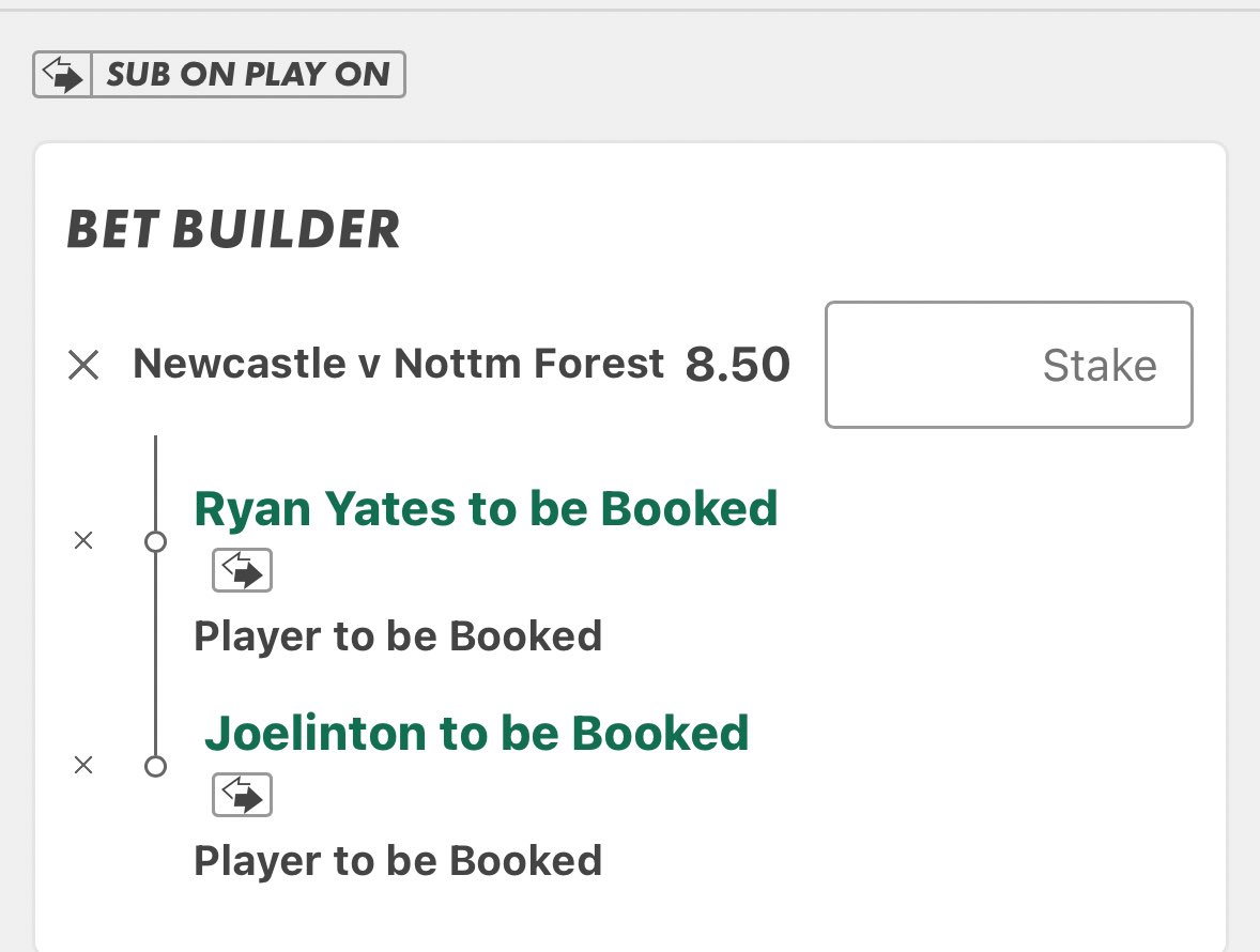 MCTIPSTERS's tweet image. NEWCASTLE VS NOTTINGHAM FOREST BET BUILDERS⚽️🟨🟥

Good luck!🔞

#NEWNFO
#PremierLeague
#GamblingX