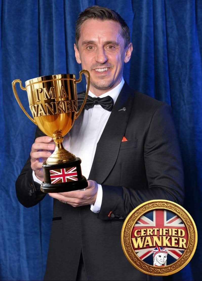 Gary Neville blames middle aged white men because an Islamist attacked a synagogue.