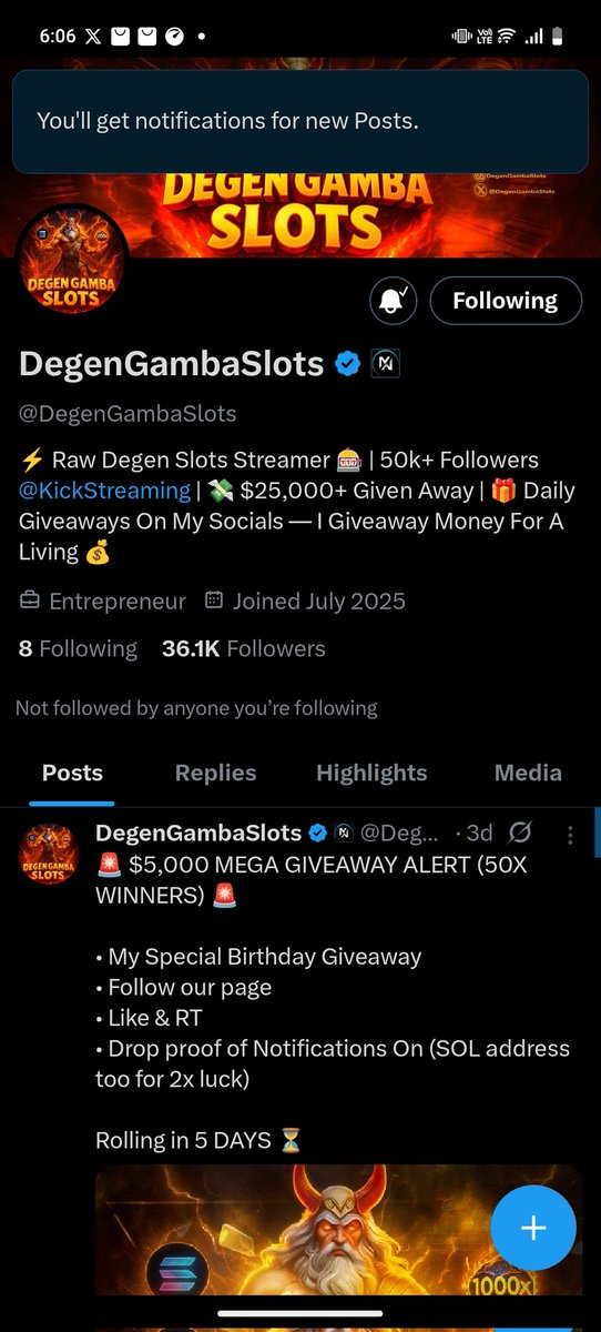 BasilCp8's tweet photo. @DegenGambaSlots @Barcode0916 81dseAmctxpSG5WhZtkgan1BCRbkJx5j27pKBcrdSdvp https://t.co/pV66EfeuFm