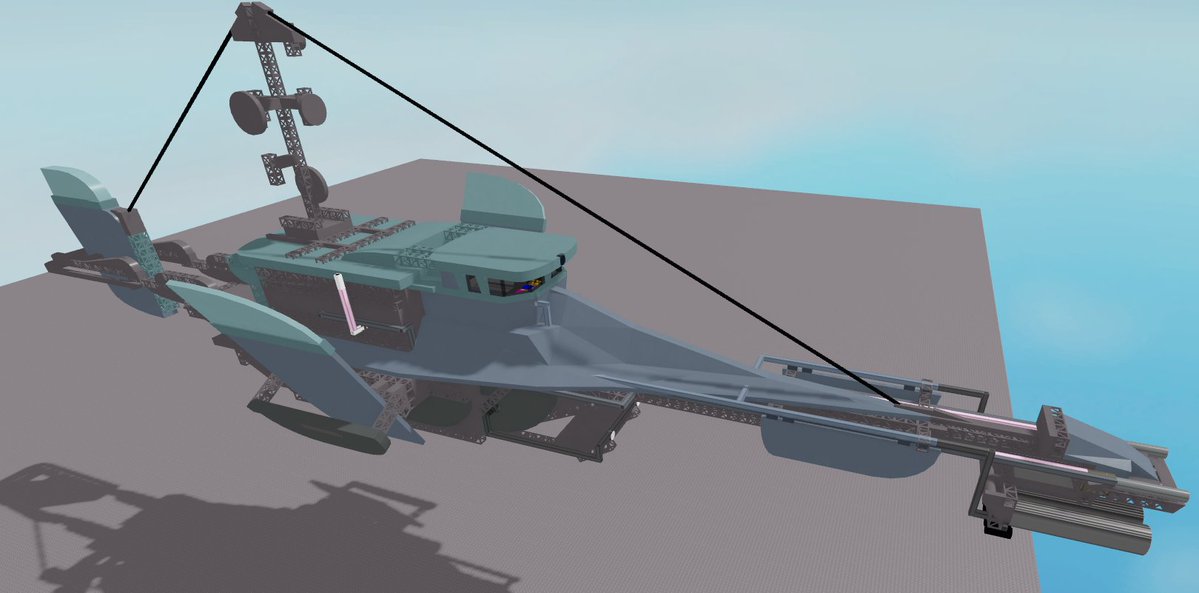 Bargva's tweet image. Very old spaceship i made for &quot;waste of space&quot; back 
then #robloxdev #robloxstudio