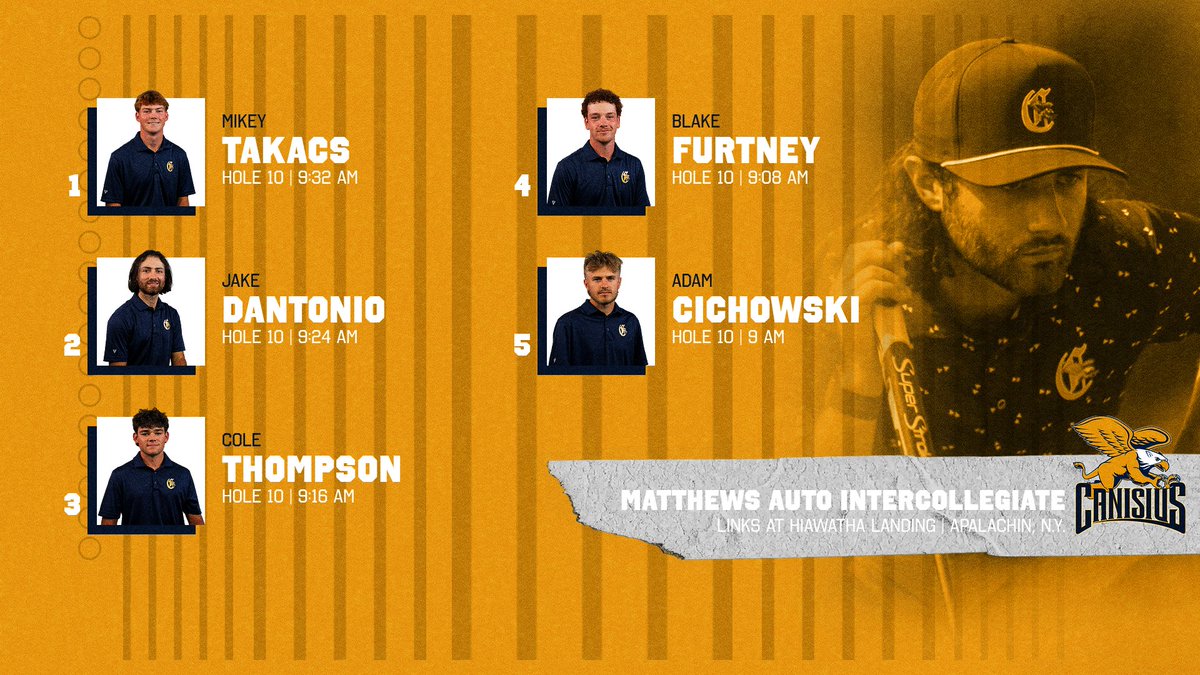 #Griffs on the course, down in the Southern Tier.

Preview:
📰 tinyurl.com/nhjb5ydh

Live Scoring:
📊 scoreboard.clippd.com/tournaments/23…

#Griffs | #MAACGolf