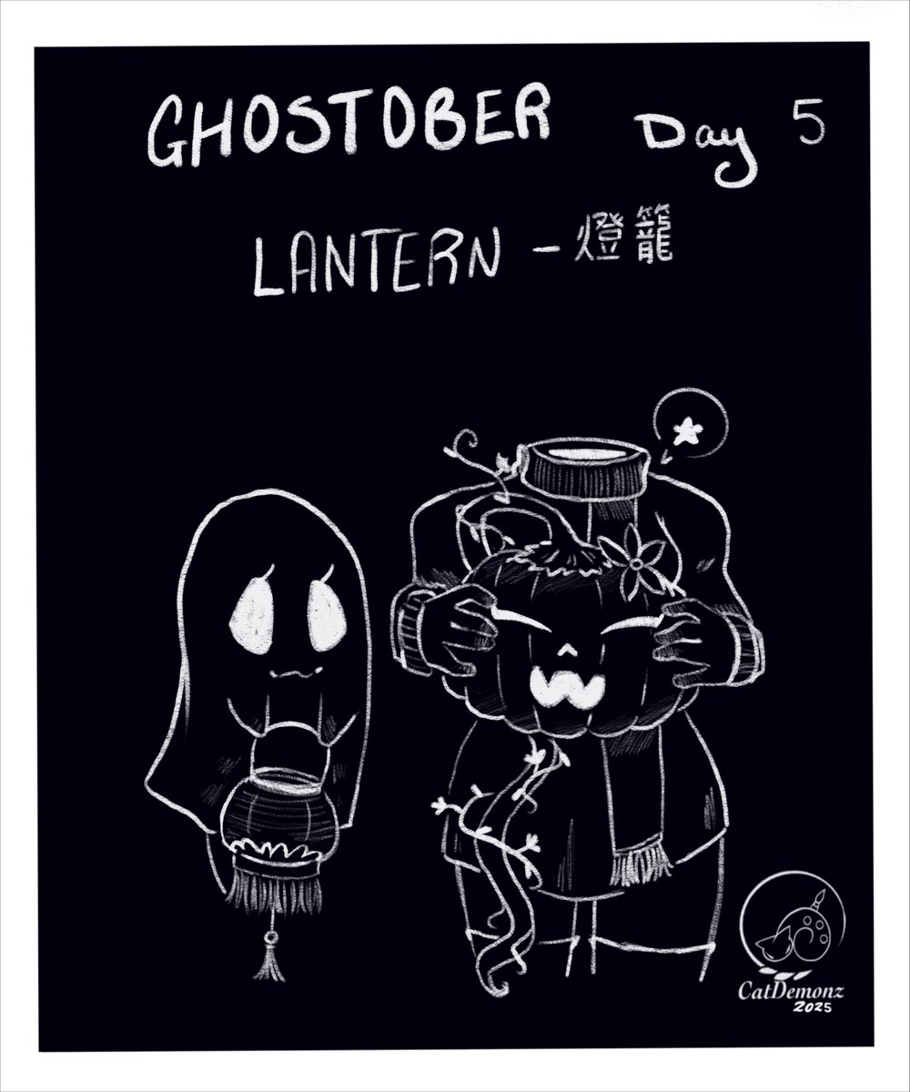 Day 5
.

.

.

#catdemonz #ghostober2025 #ghostober #spooky2025 #art #drawing #illustration #sketch #artist #sketchbook #draw #artwork #doodle #blackandwhite #drawings