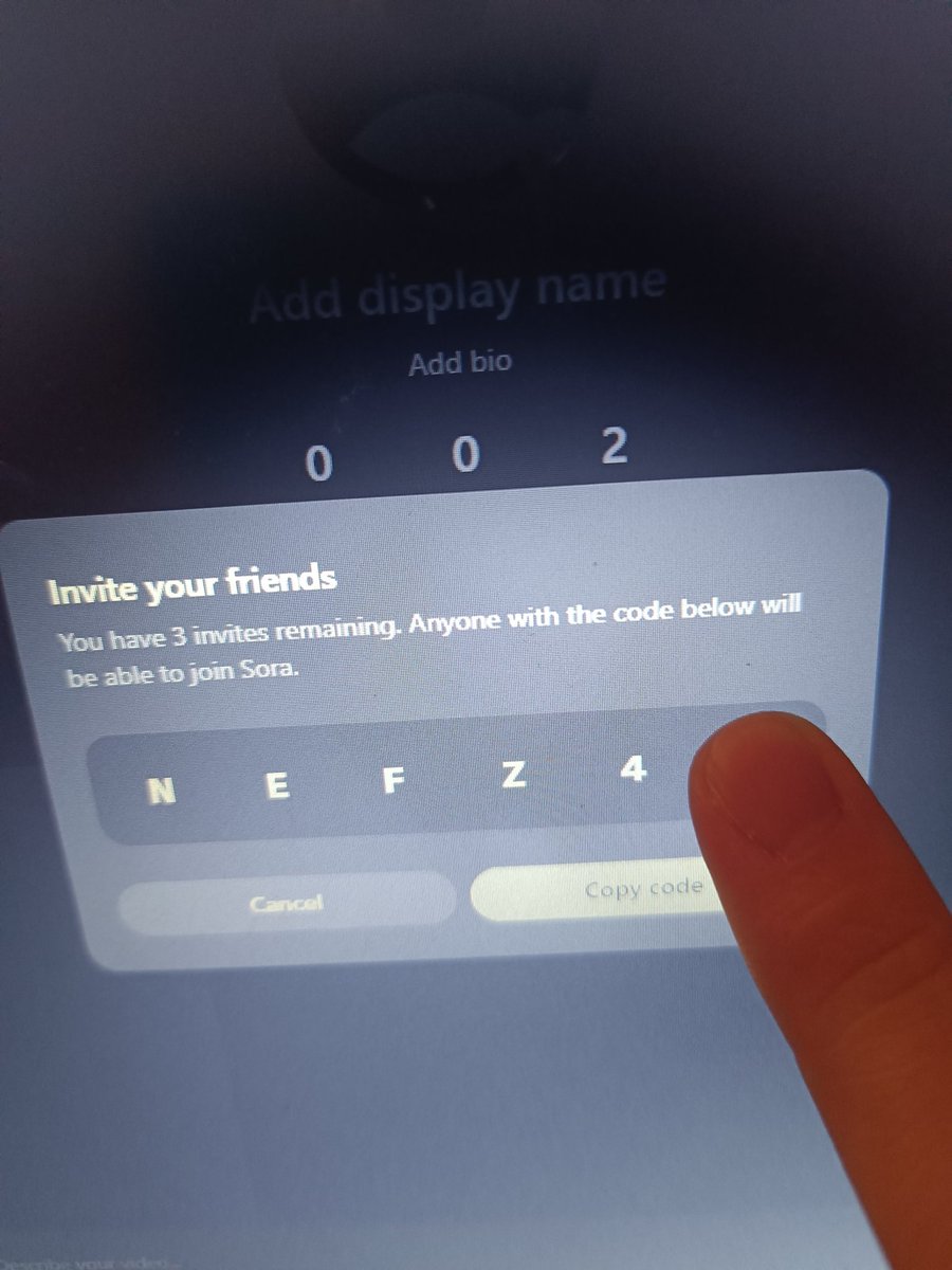 Sool_Goodman's tweet photo. SORA 2 INVITE CODE. https://t.co/4JJGlvie2w