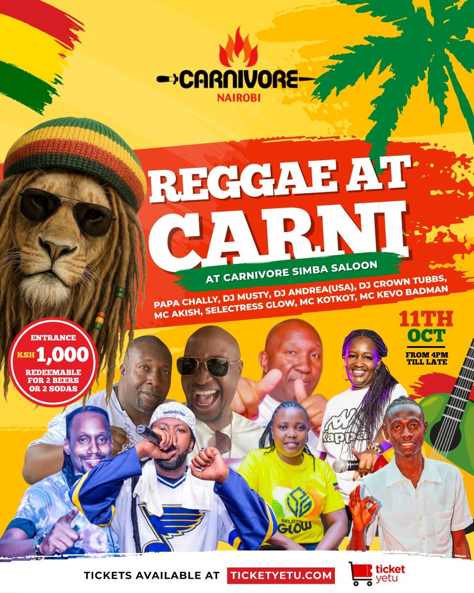 Reggae at Carni. 11 the October 2025. 👇🏾