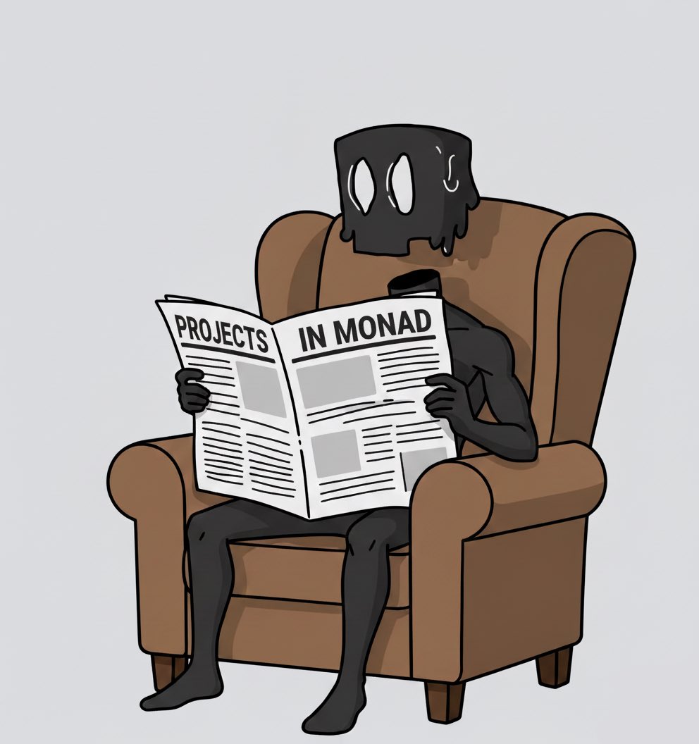 Always up to date with everything happening on Monad 🗞️ 

Which project are you following the most closely?💜