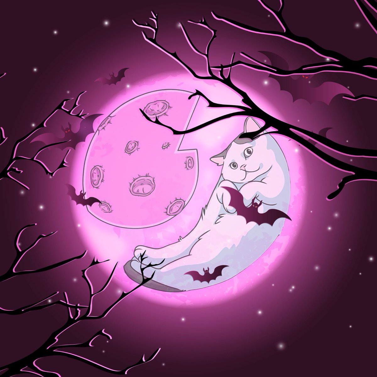 mooncatonmoon's tweet photo. Happy Uptober 🦇🐱 https://t.co/yeH8Z6cRjc