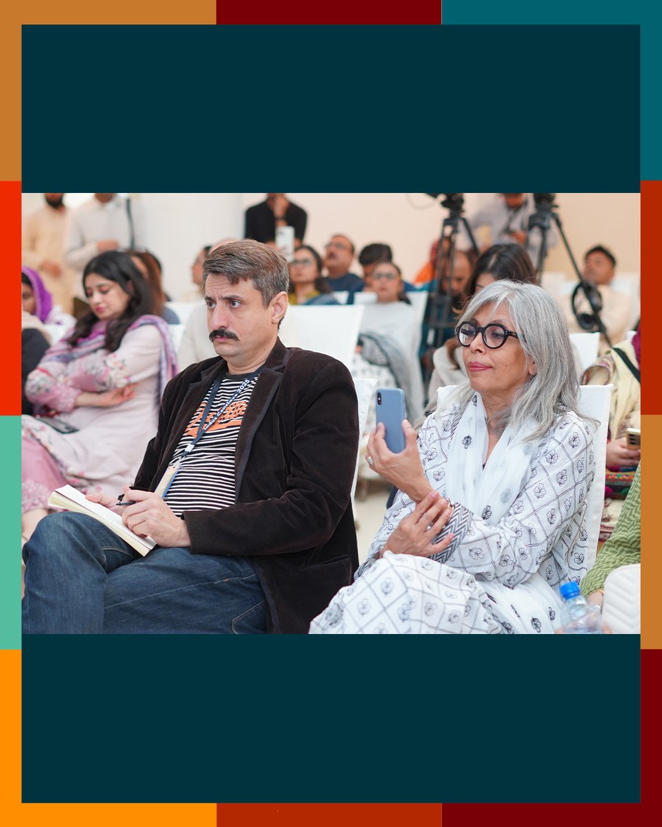 IndusConclave's tweet image. As climate crises reshape landscapes and lives, storytelling becomes a form of witness.
Nyal Mueenuddin, Catherine Wiebel, Zofeen Ebrahim and Mikail Abbas Malik discussed how media and visual narratives capture a world in flux.
#IndusConclave #BringingGlobalSouthtoLahore