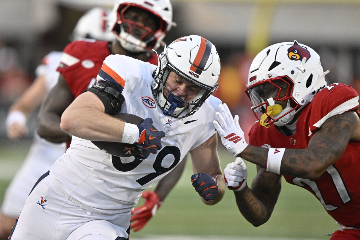 Virginia TE John Rogers was the highest graded player on offense for the Cavaliers on Sat. 

Meanwhile, several defensive players graded out well. 

PFF grades, snap counts from No. 24 Virginia's OT win over Louisville (VIP) 

247sports.com/college/virgin…