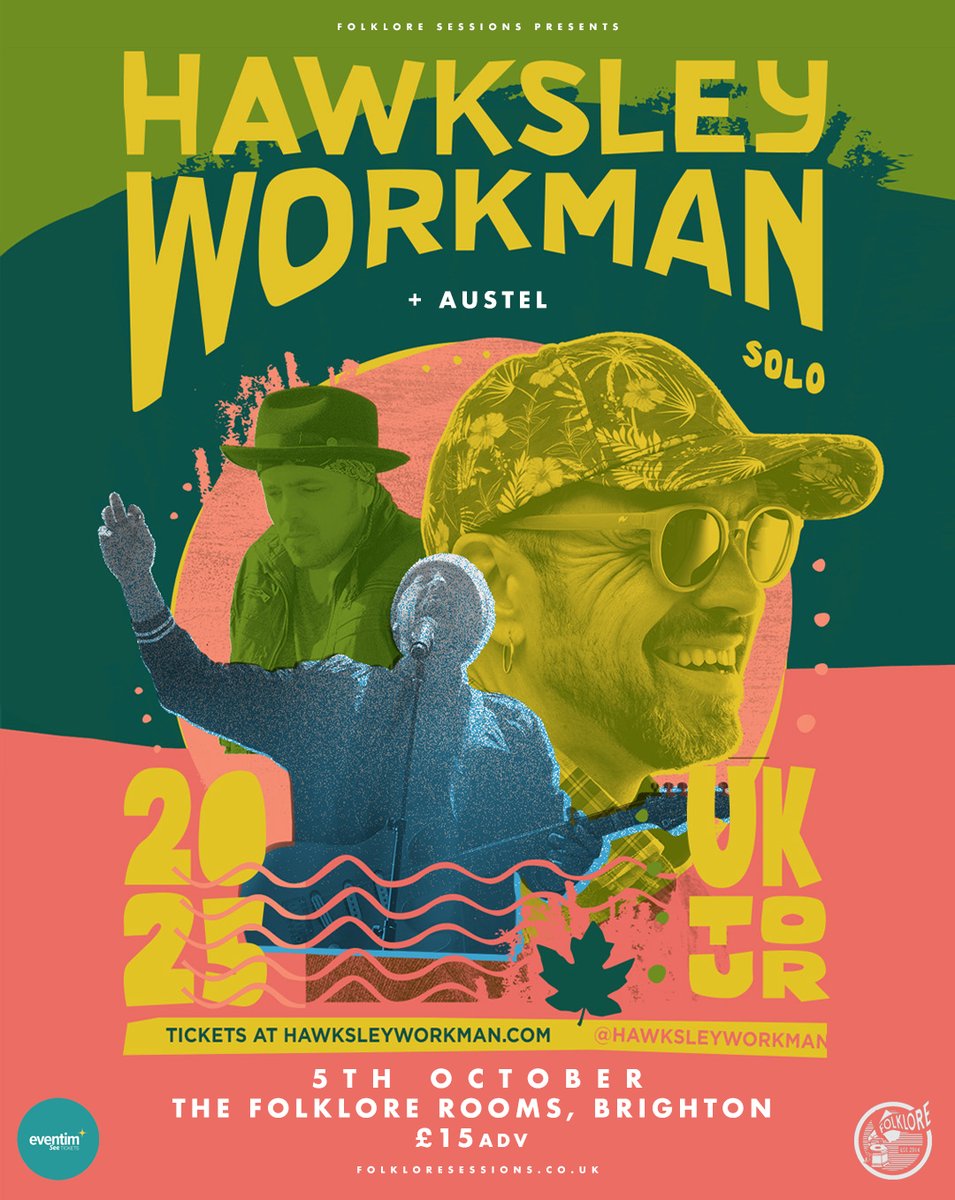 ⚡TONIGHT AT <a href="/folklorerooms/">The Folklore Rooms</a>

8.45PM <a href="/HawksleyWorkman/">Hawksley Workman</a> 
8.00PM Austel
7.30PM Doors Open

Discounted Tickets available here (£11):
seetickets.com/event/hawksley…

FOLKLOREx