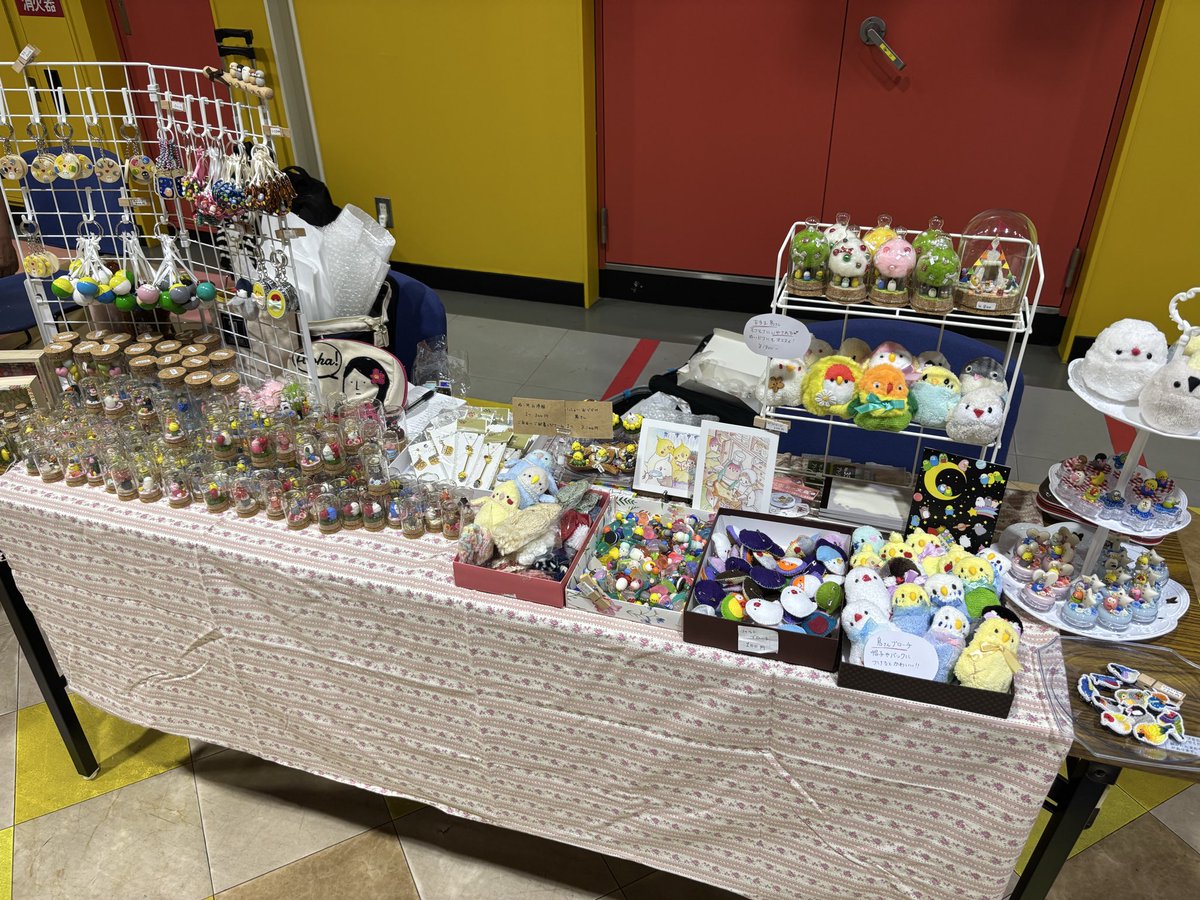 愛鳥祭とっても楽しかったです！お越しくださった鳥好きさん、ありがとうございました😊
次回は11月、横浜鳥フェスです🐥この作品欲しい、見てみたい、こんな種類の小鳥さん多めに見たい！のようなお声お待ちしております😊