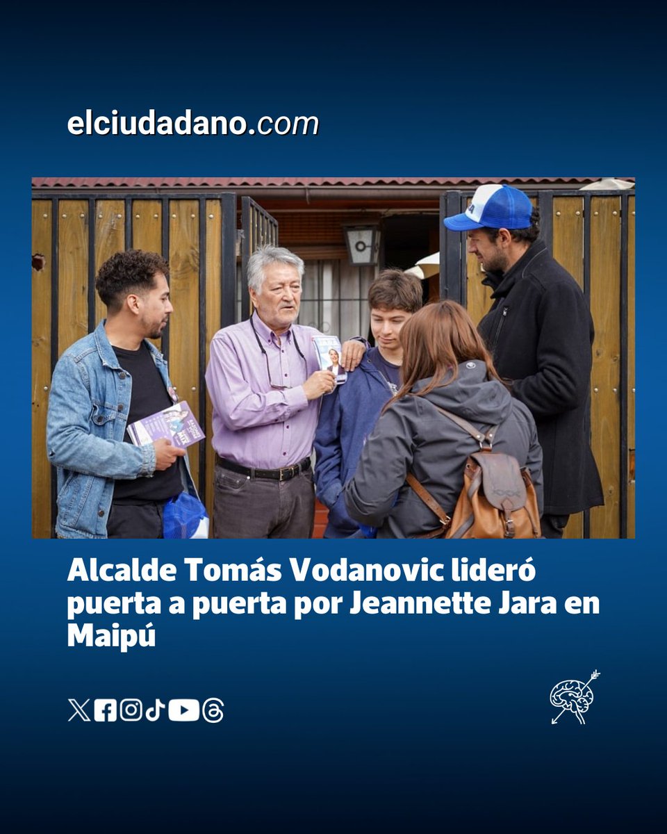 El alcalde Tomás Vodanovic lideró una jornada de puerta a puerta en Maipú con más de 200 voluntarios para la candidata presidencial Jeannette Jara. El objetivo fue difundir sus propuestas y recoger las inquietudes ciudadanas, fortaleciendo el carácter territorial de la campaña.