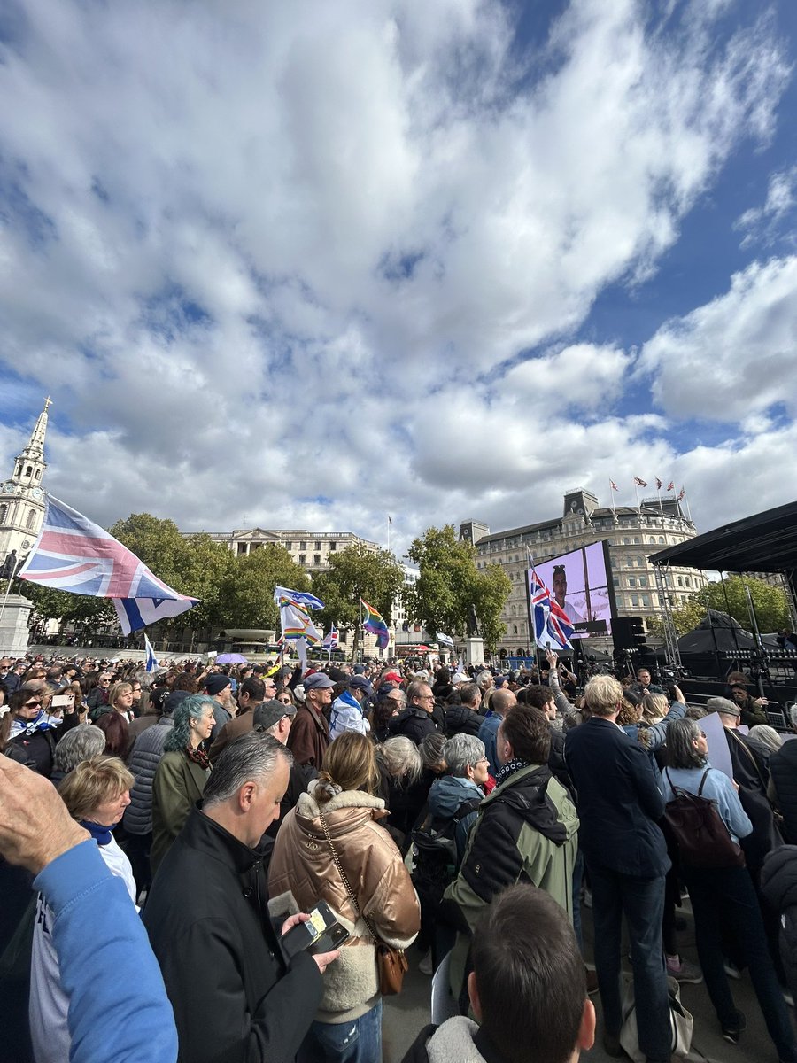 Central London 2025. Two years since the worst massacre of Jews in a single day since the Holocaust.