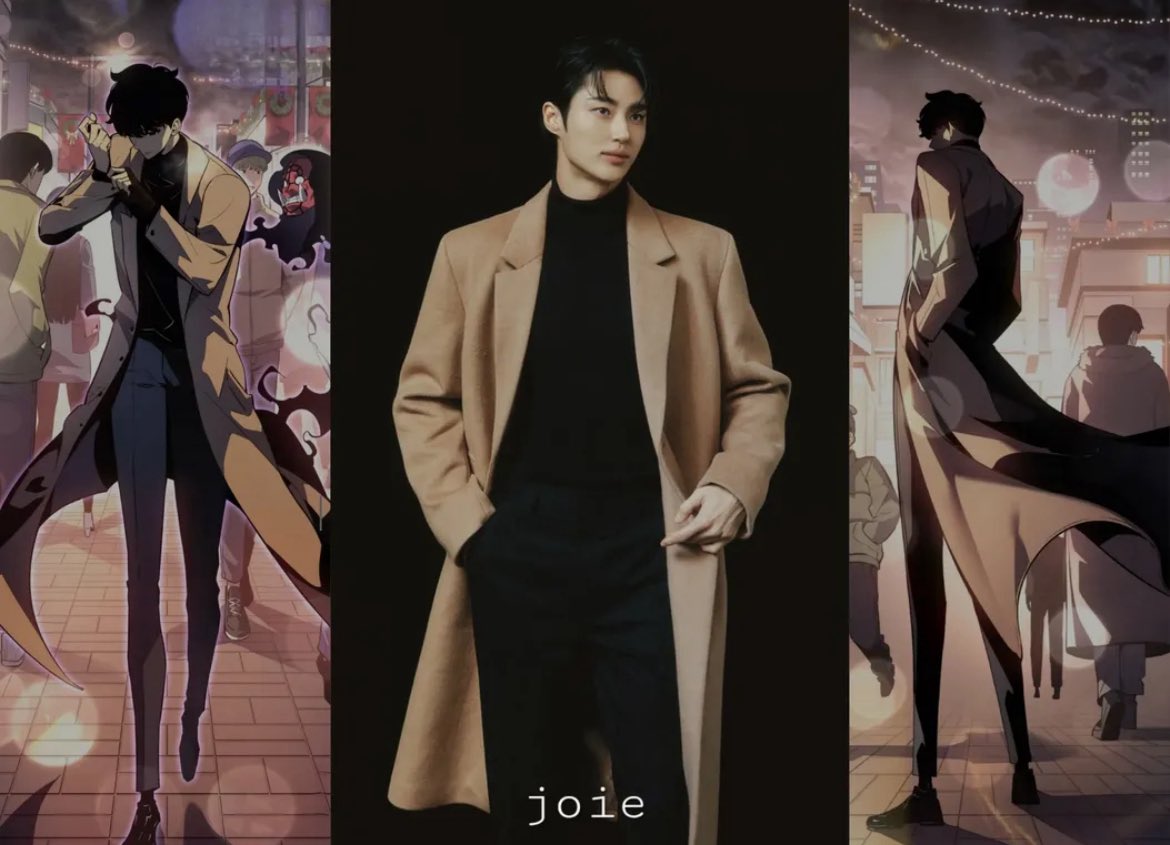 Wooseok x Sung Jinwoo is perfect
😍😍😍
Cr : joie
#SoloLeveling 
#ByeonWooSeok #변우석