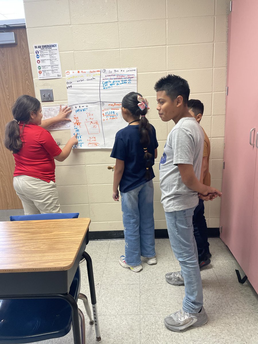 lore_myrick's tweet image. Shoutout to my amazing students for collaborating and presenting multiple strategies to solve multi-step math problems! 🧠💡 Love seeing their confidence grow as they become true mathematicians in action! 🧮👏
#MathMagic #FutureMathematicians #CollaborationInAction @Ana051987