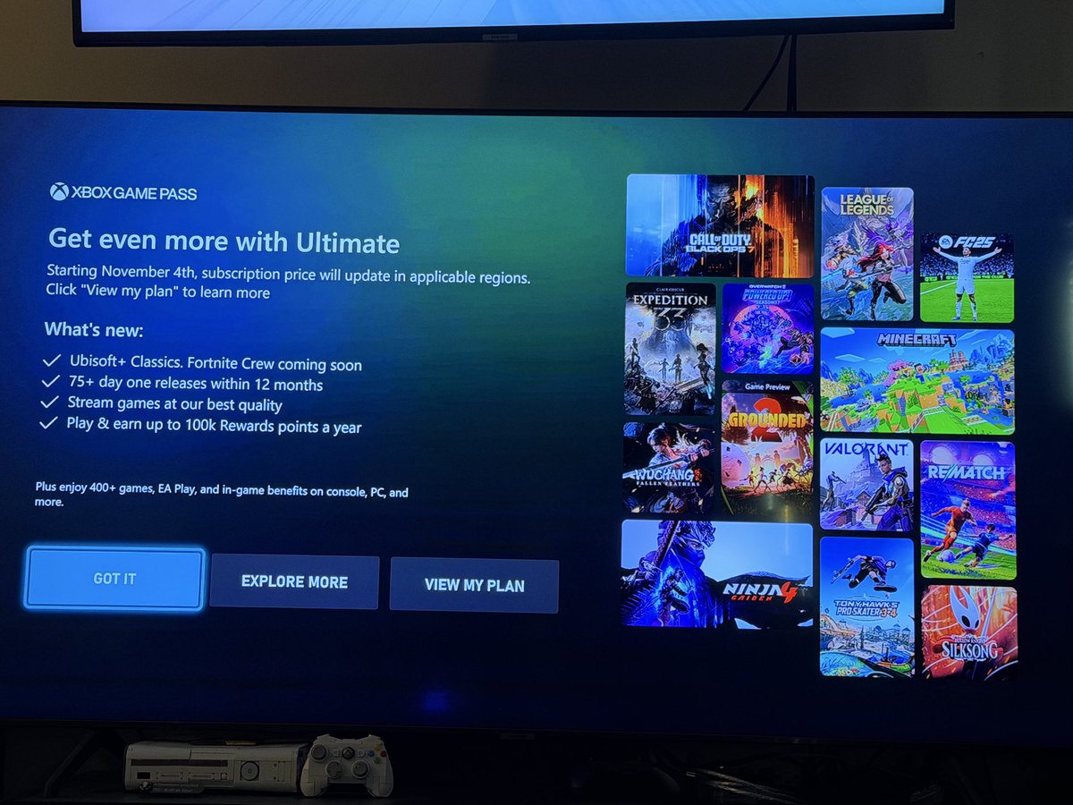 itsbubbalips's tweet photo. If I am paying $30 a month for Xbox game pass Ultimate I expect there to be no damn ads period.. 

@Xbox @XboxGamePass https://t.co/lVgsPPjiX9
