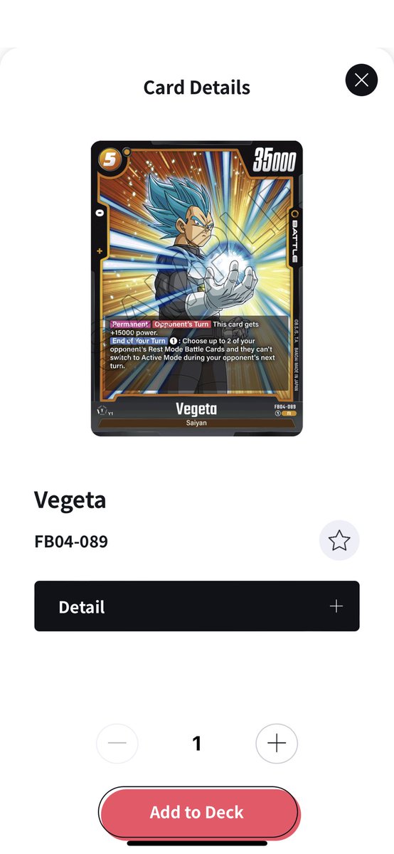 Set 8 broly is gonna be an absolute menace
Couple cards that can utilize the extra energy; vegeta obviously needing a broly already on the field but keen to see what new cards we get also