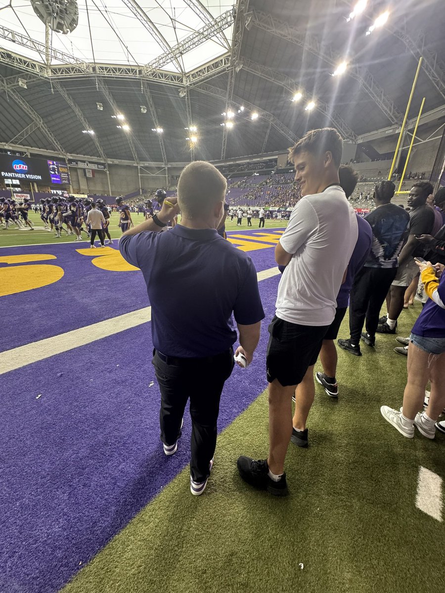 Had a great day at <a href="/UNIFootball/">UNI Football</a> learning about the Panther team &amp; program! Special thanks to <a href="/Coach_OC_/">Owen Chandler</a> and his amazing staff for the invite. Can’t wait to get back on campus again!

<a href="/wdp_football/">West De Pere Football</a> <a href="/MJ_NFLDraft/">Mark Johnson</a> <a href="/PrepRedzoneWI/">Prep Redzone Wisconsin</a> <a href="/TravisBOUND/">Travis Wilson</a> <a href="/Bound_wi/">Bound Wisconsin</a>