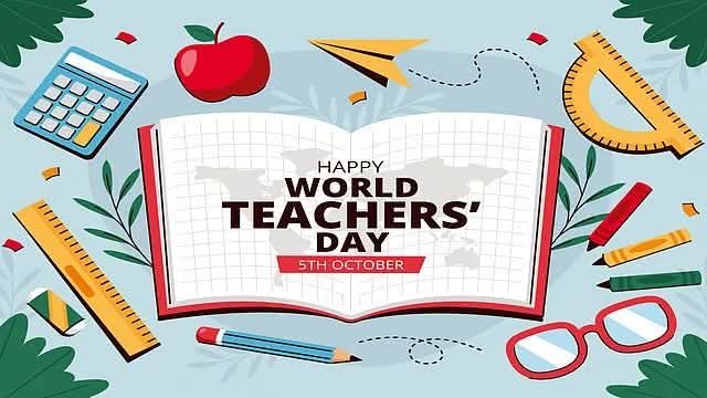 استادن جو عالمي ڏينهن
#WorldTeachersDay 
 
اڄ سڄي دنيا ۾ استادن جو عالمي ڏينهن ملهايو پيو وڃي، ان ڏينهن ملهائڻ جو مقصد سماج ۾ استادن جو رتبو، عزت ۽ مان بلند ڪرڻ آهي ۽ کين سماج کي تعليم يافتہ، باسمجھ ۽ ساڃاھ وند بنائڻ لاءِ سندن محنتن کي تسليم ڪري کين سماج ۾ عزت عطا ڪرڻ آهي.