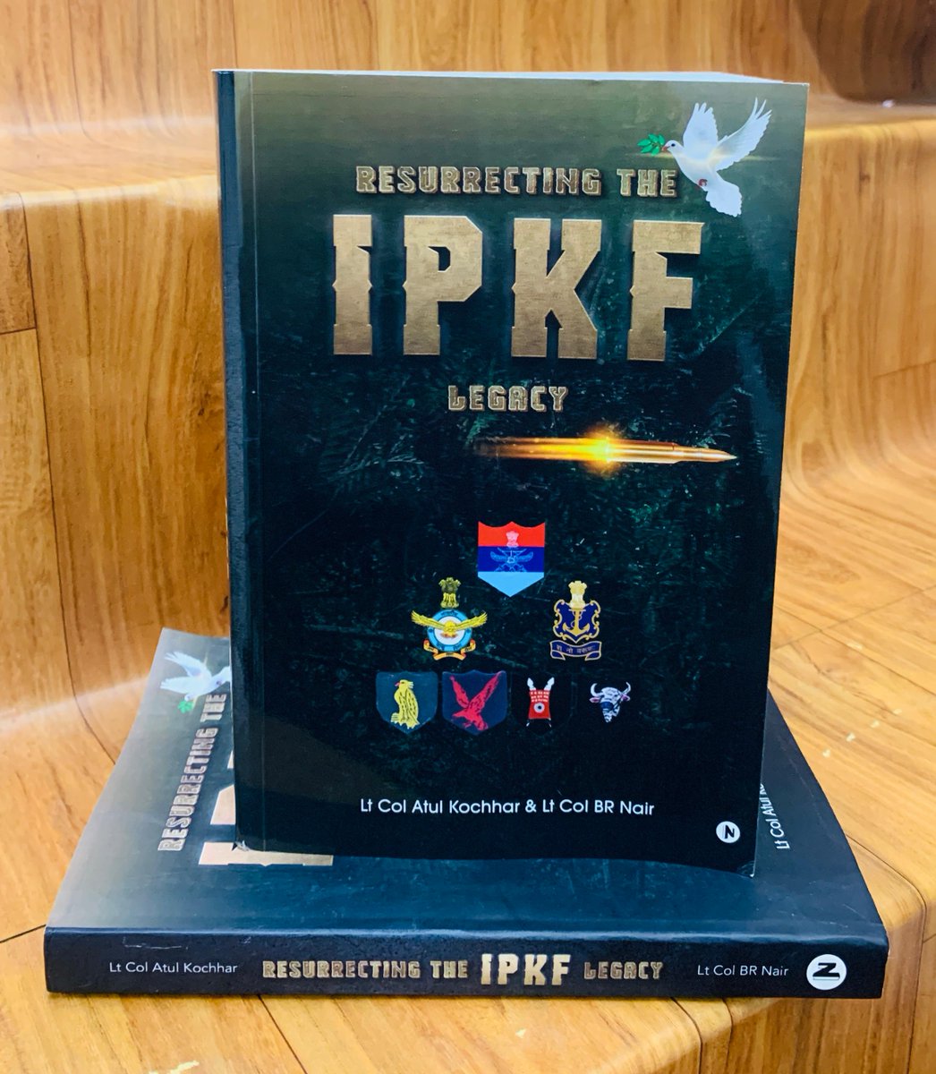 PadhegaIndia_'s tweet photo. #NavratriWithPI 🔱 #PIBookUtsav.
Flat 50% Discount.
Presenting the much-acclaimed book: Resurrecting the IPKF Legacy by Lt Col Atul Kochhar & Lt Col BR Nair.
#BuyOriginal 💮 #BuyFromPI
Order 👉 https://t.co/Esq0hn3Lts