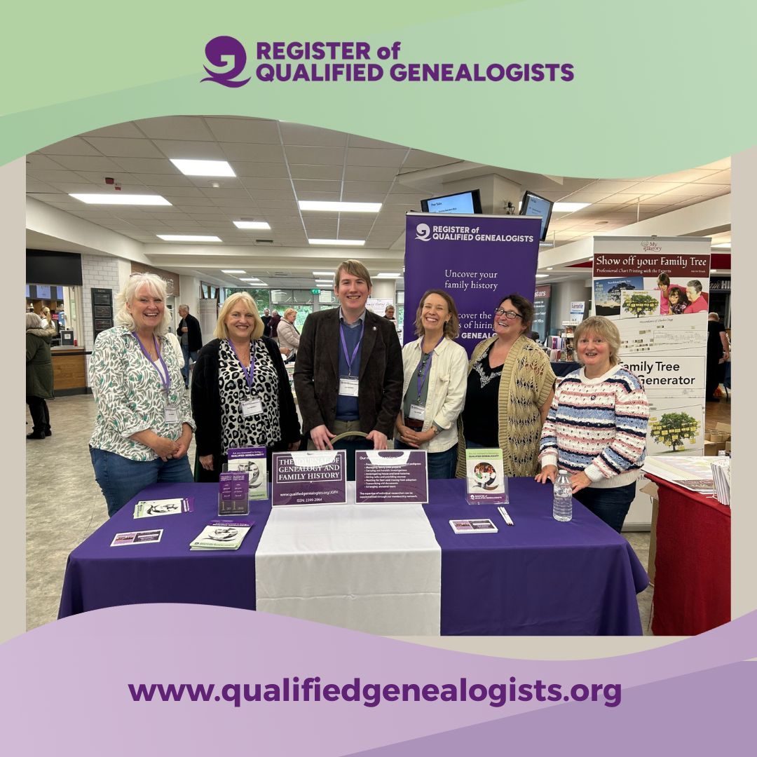 We had a busy day yesterday at the #FamilyHistoryShow at Kempton Park, much thanks to our wonderful volunteers <a href="/RegQualGenes/">Register of Qualified Genealogists</a> #Genealogists #FamilyHistory