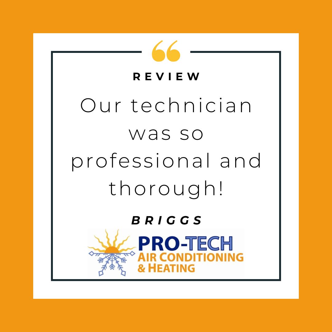 ProTechACH's tweet image. ✨ Thank you, Briggs, for trusting Pro-Tech with your comfort needs! We’re proud to deliver quality service our Santa Fe community can count on. 💙

#ProTechHVAC #CustomerLove #SantaFe #HappyCustomers #LocalService