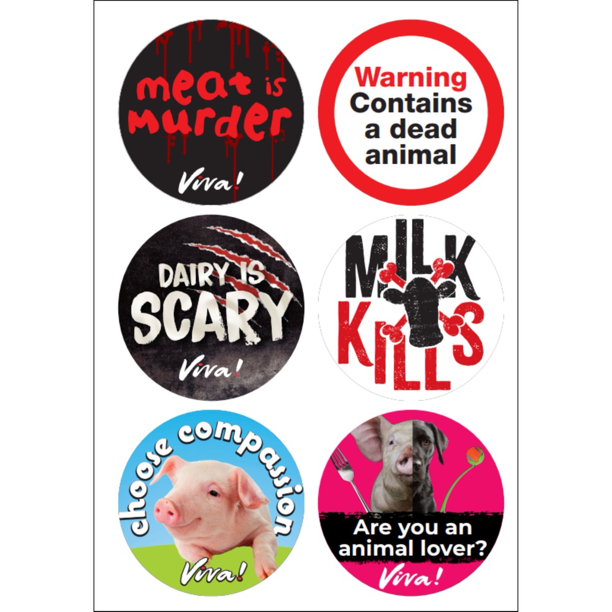 vivacampaigns's tweet image. 💥 Vegan activism stickers 💥 Perfect to jazz up your notepad, phone, laptop or water bottle 🌱

➡️ Get yours here: vivashop.org.uk/collections/st…

#veganism #vegan