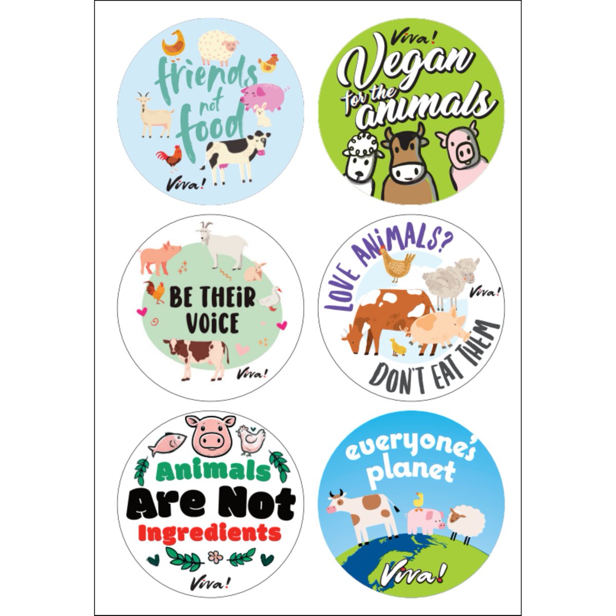 vivacampaigns's tweet image. 💥 Vegan activism stickers 💥 Perfect to jazz up your notepad, phone, laptop or water bottle 🌱

➡️ Get yours here: vivashop.org.uk/collections/st…

#veganism #vegan