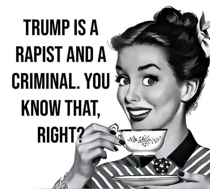 Rapist / Felon⁴⁷ / Krasnov 
#P01135809
<a href="/realDonaldTrump/">Donald J. Trump</a> 
#TrumpsteinFiles
#TrumpIsAPedophile
#TrumpIsPutinsBitch
#ReleaseTrumpPedoFiles
#LockHimUp