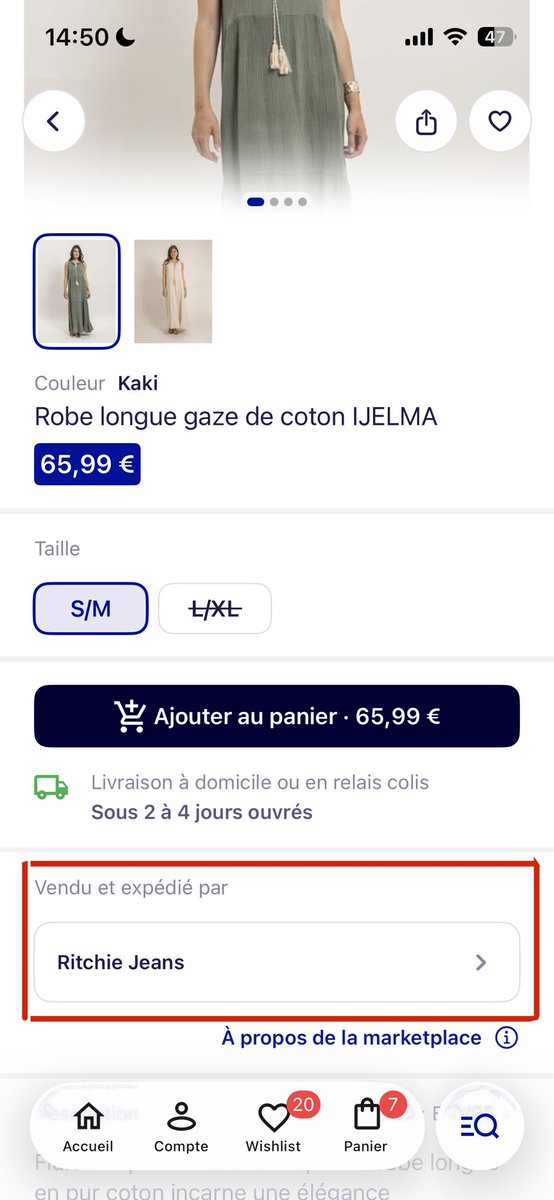 baptpol's tweet photo. @M6 @courbet_julien Extrait d’Instagram : comparaison d’une robe en gaze de coton @SHEIN_Official à 20,60 € avec "la même" chez @KiabiFrance « 2,5 fois + chère », sauf que c’est une robe d’un vendeur tiers, et non de Kiabi… Le journalisme c’est censé impliquer des vérifications, non ? 🤦‍♂️@CapitalM6 https://t.co/PM9Gfw910T