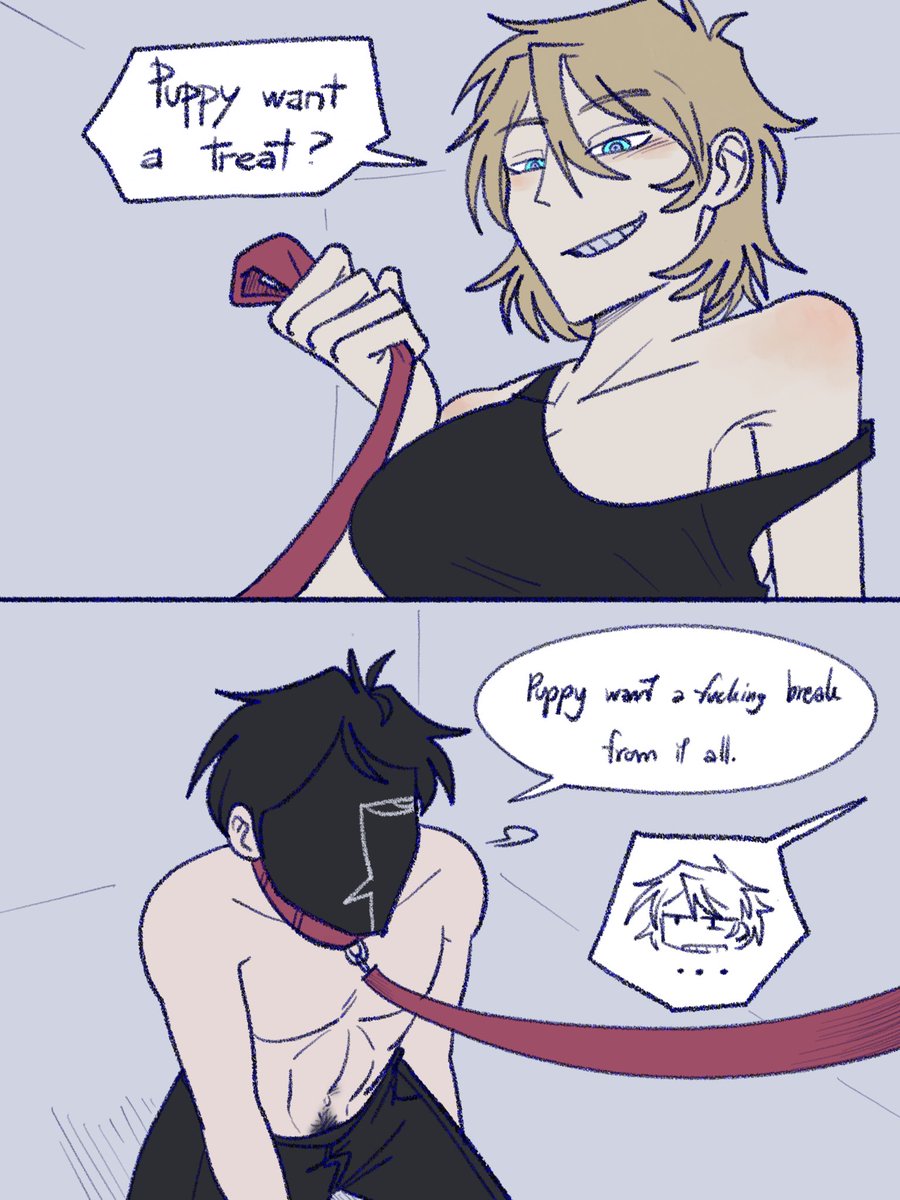 ⚠️// Suggestive

Puppy is very tired 

#Psychopomp #PsychopompGame