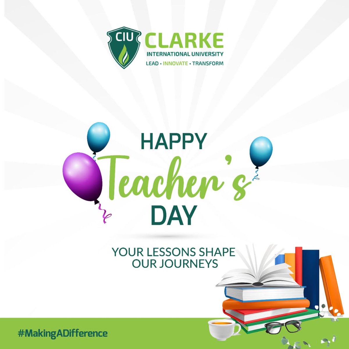 RoseNanyongaCla's tweet image. Celebrating all teachers today. #Teach #Learn @CIUuga