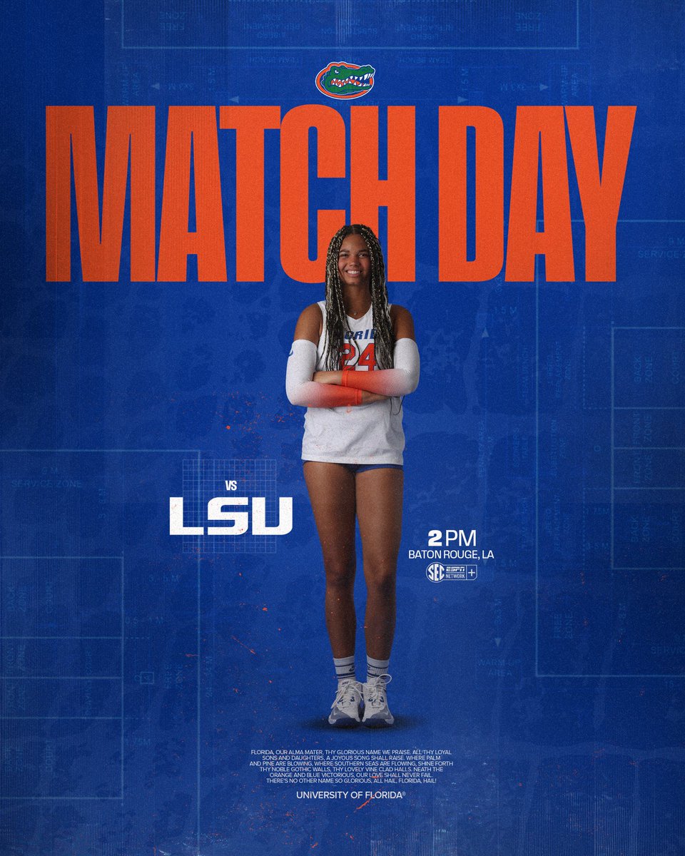 GatorsVB's tweet photo. Sunday in the Bayou 

📺 https://t.co/h0tAHN7fh6
📊 https://t.co/gVSrfBQ3NP https://t.co/2Guc2OEsQf