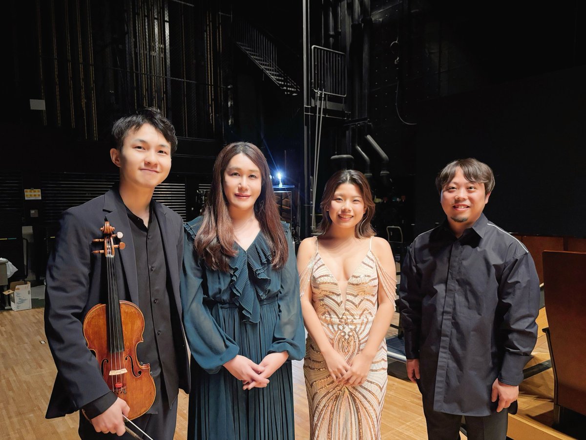#せんくら に初出演させて頂きました。
今をときめくヴァイオリニストの皆様と2公演🎻皆様の音楽に身を委ね、本番ならではの自由な対話を、大船に乗った気分で楽しみました☺️音楽って素晴らしい！
お客様も本当に温かく、仙台が大好きになりました。ご来場、有難うございました✨