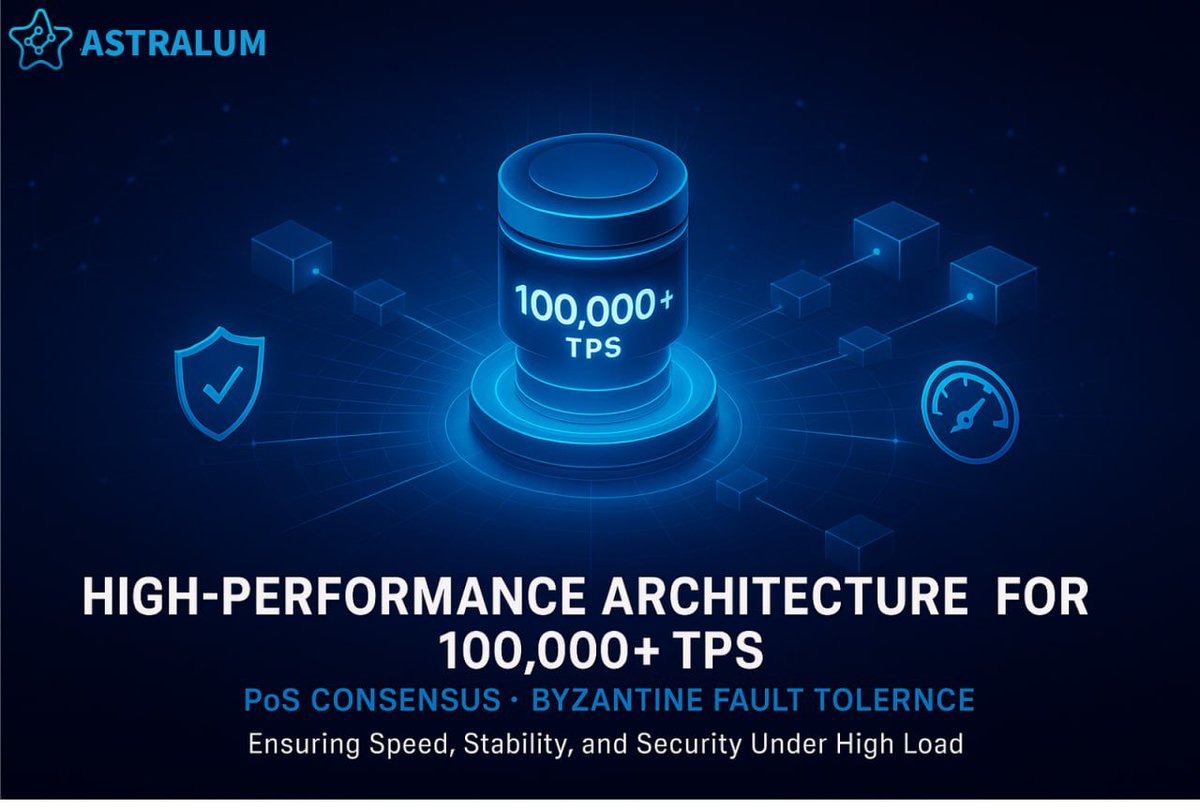 Astralum's high-performance architecture is capable of processing over 100,000 transactions per second, ensuring that transactions can be completed quickly and securely even under high load.

We leverage Proof-of-Stake and Byzantine Fault Tolerance to ensure network stability and
